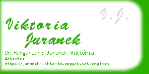 viktoria juranek business card